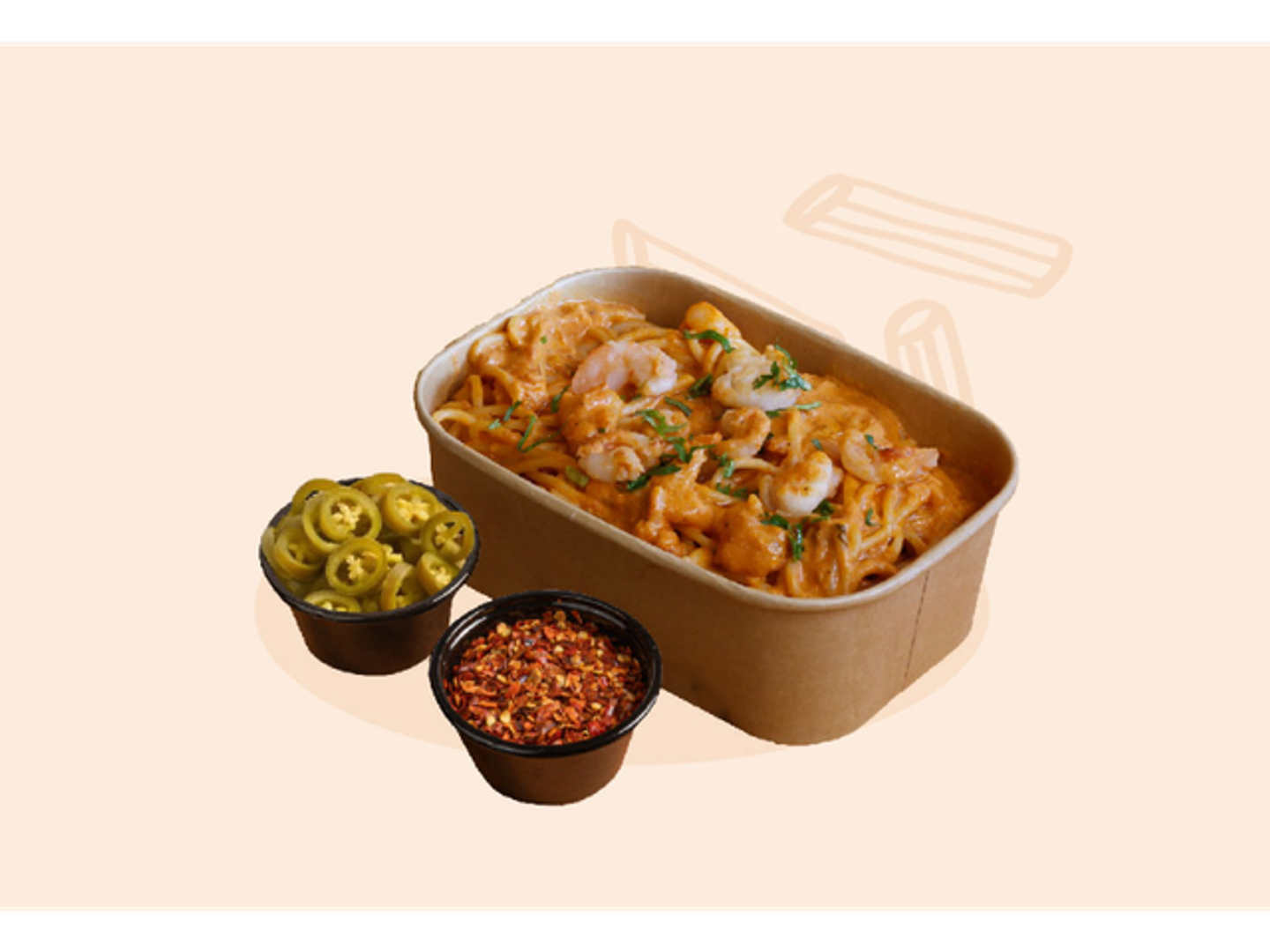 Spaghetti Shrimp Pink Sauce Pasta