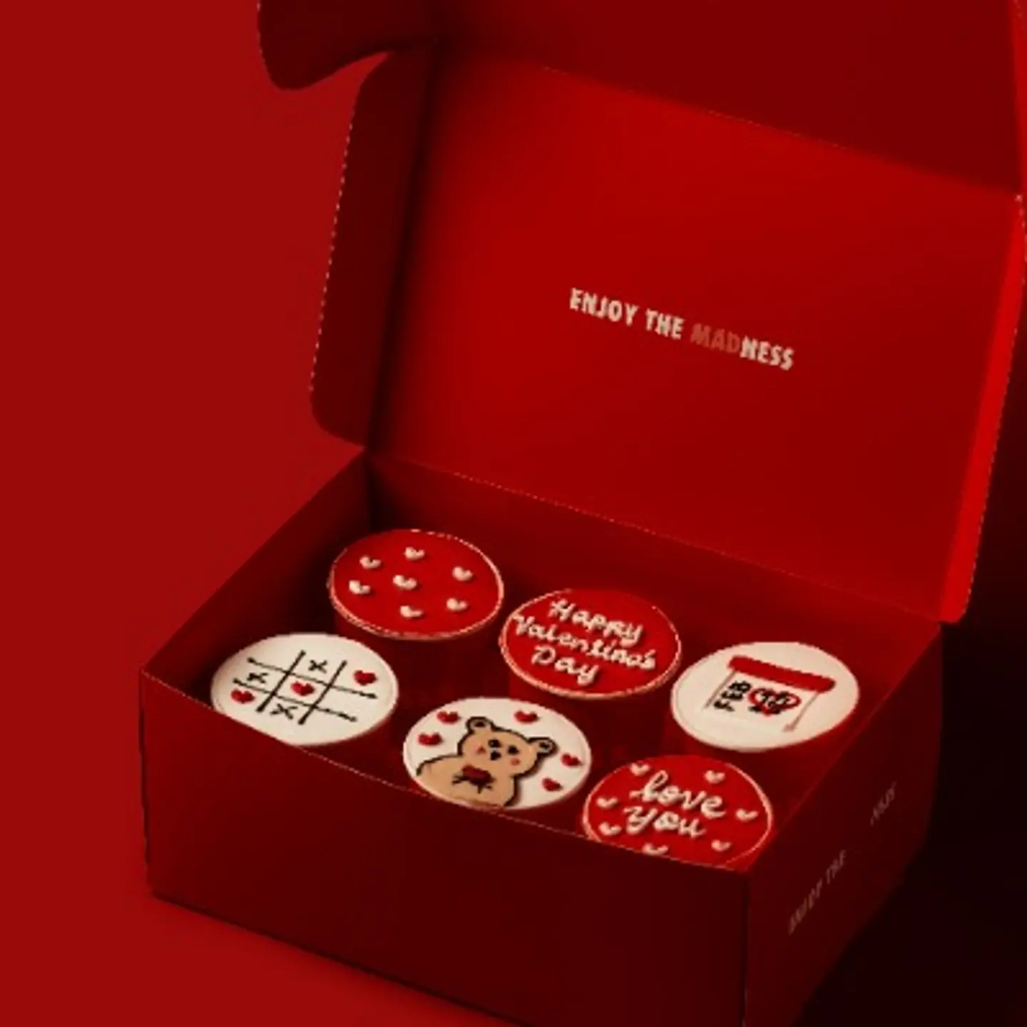 Valentine Yummy Cuppy 6 Pcs 2026