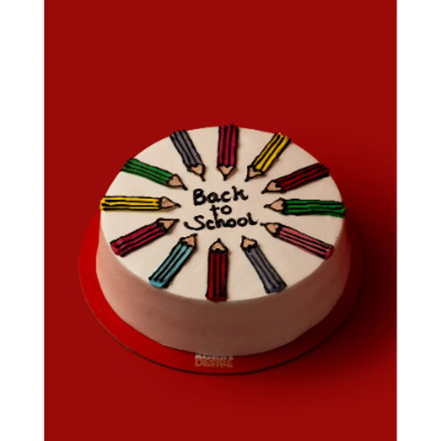 Back To School Cake Colors