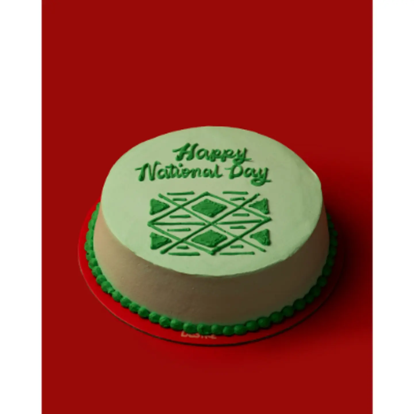National Day Cake Green