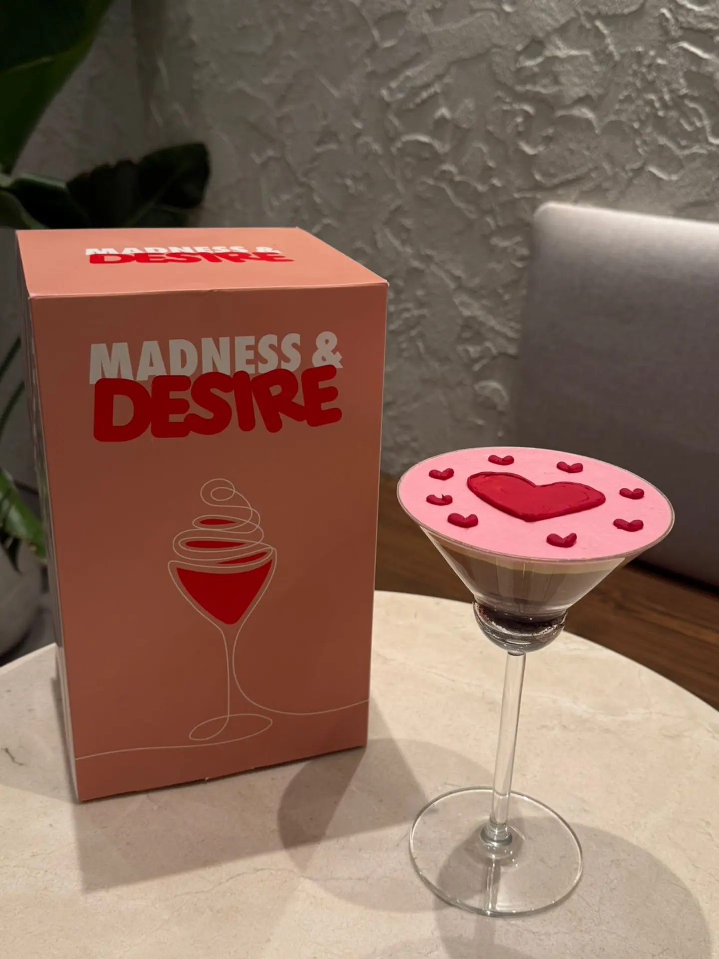 New Year Cheers Cake Heart