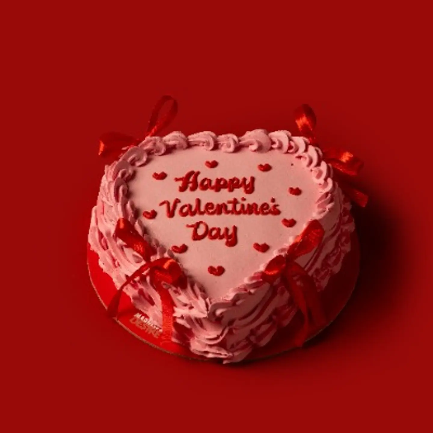 Valentine Heart Cake Pink 2026