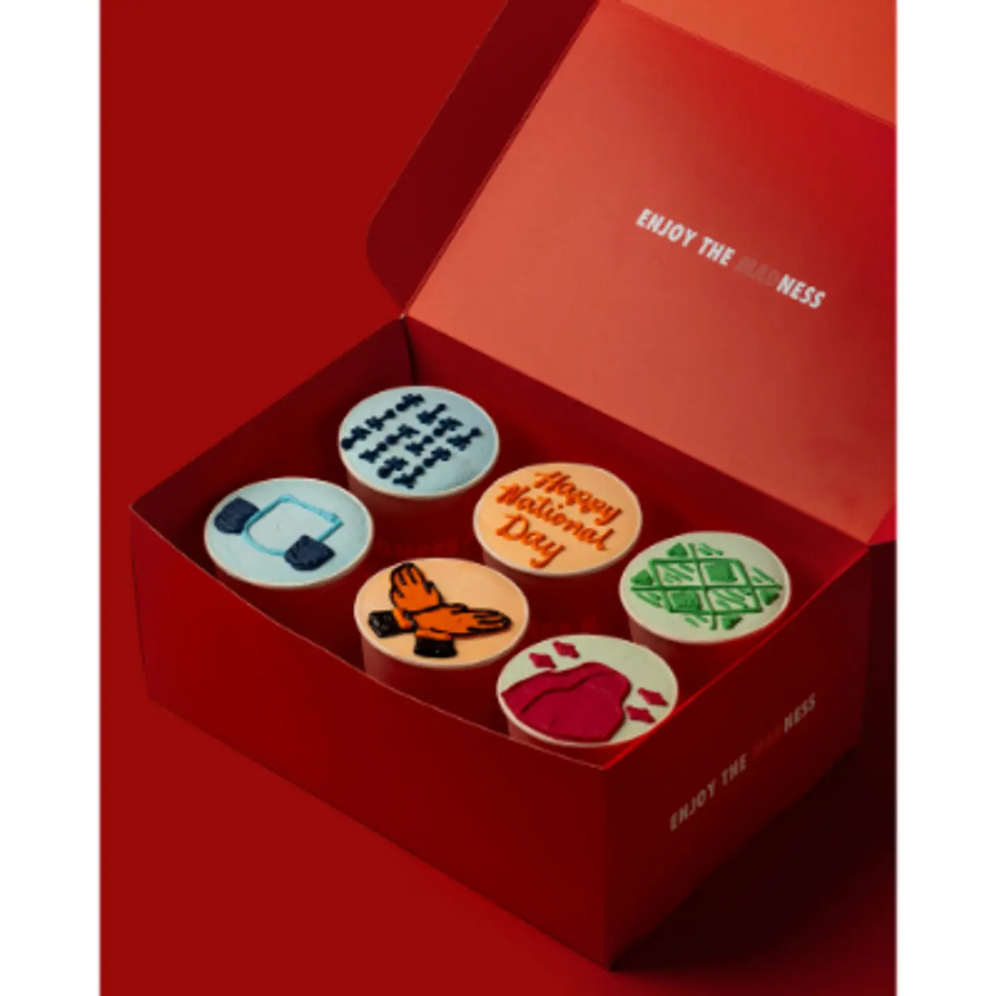 National Day Yummy Cuppy 6pcs