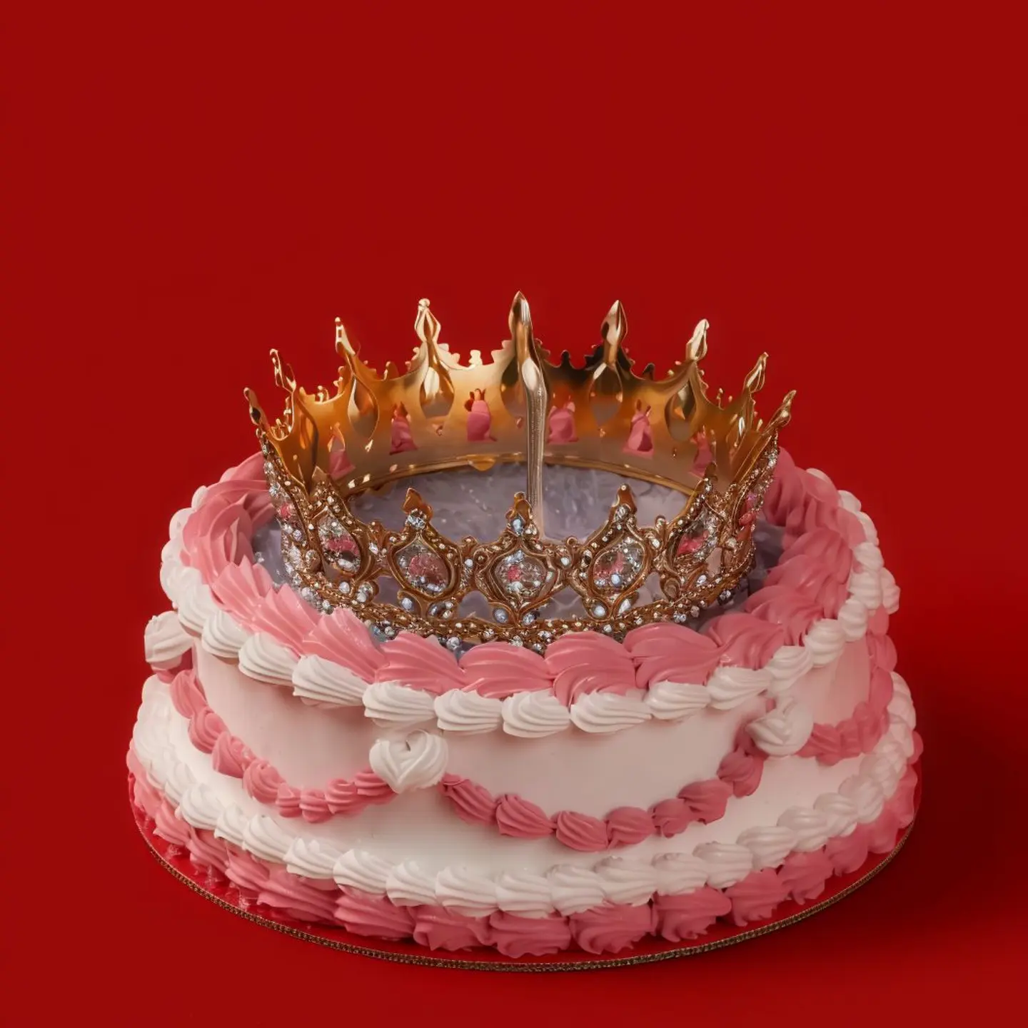 Make A Wish Princess Crown Cake
