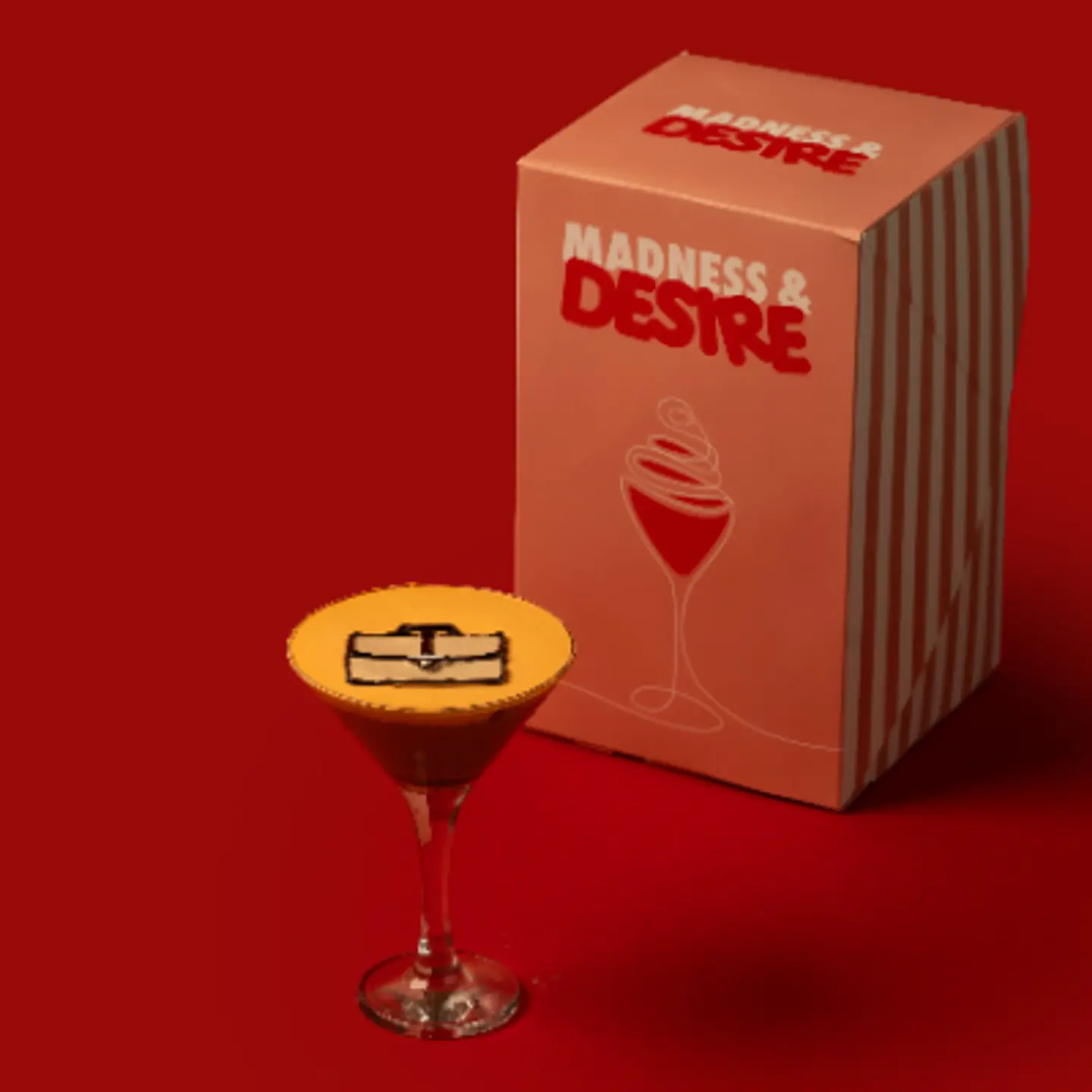 New Year Cheers Cake Bag