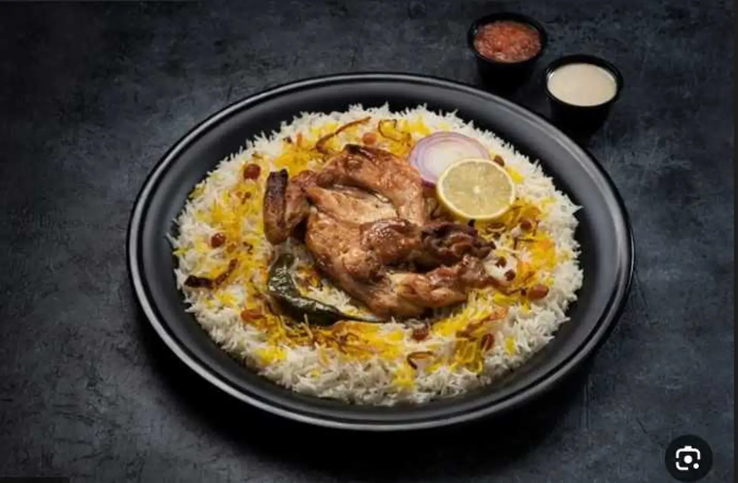 Half A Piece Of Madhbi With Popular Rice