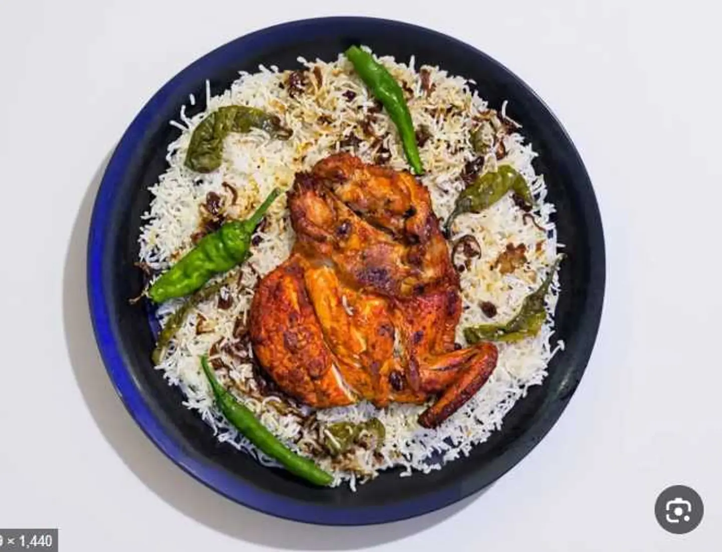 Half A Piece Of Madhbi With Peshawar Rice