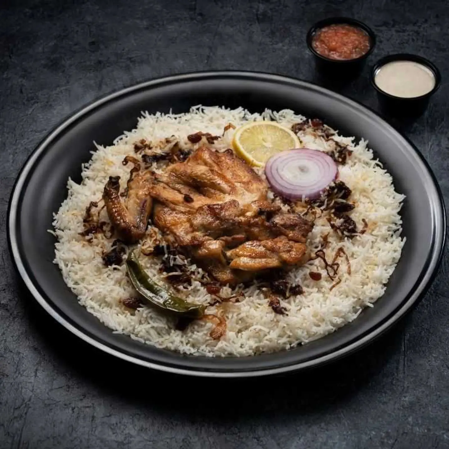 نصف حبة مظبي مع أرز بشاور