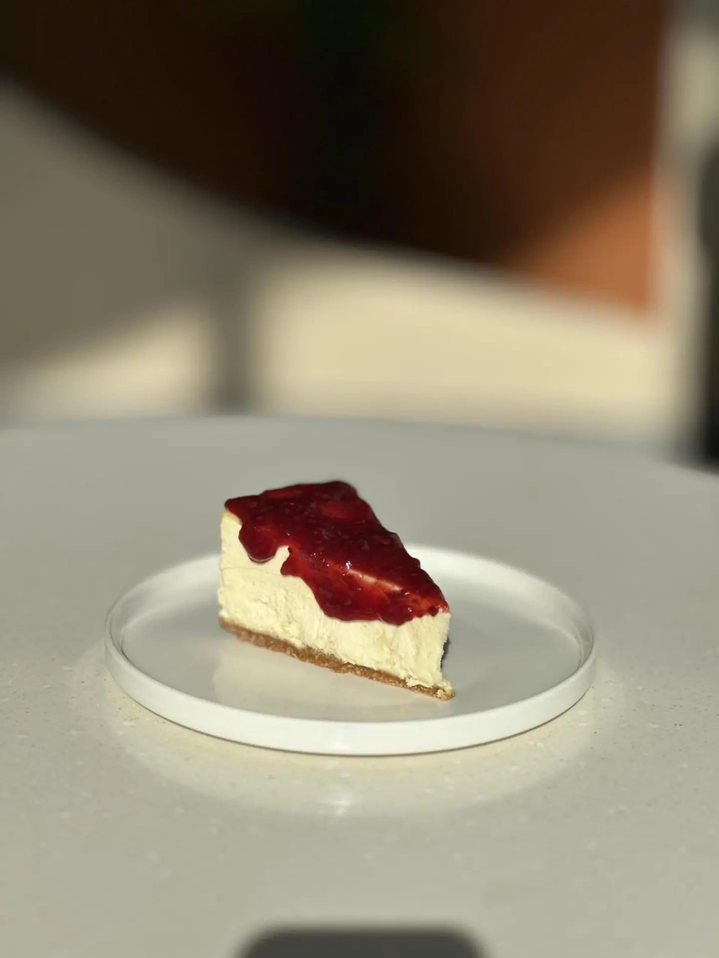 Blueberry Cheesecake Slice