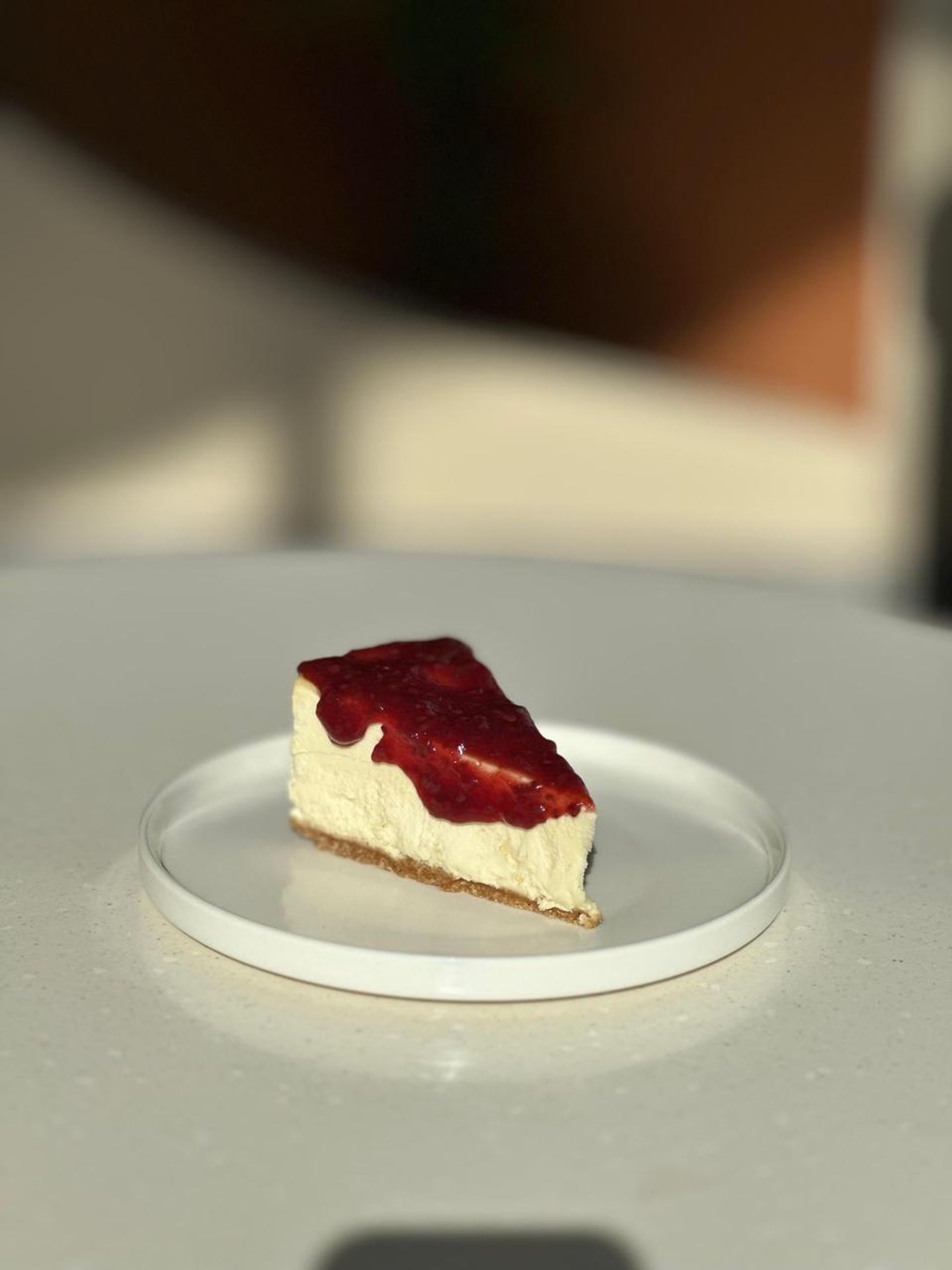 Blueberry Cheesecake Slice