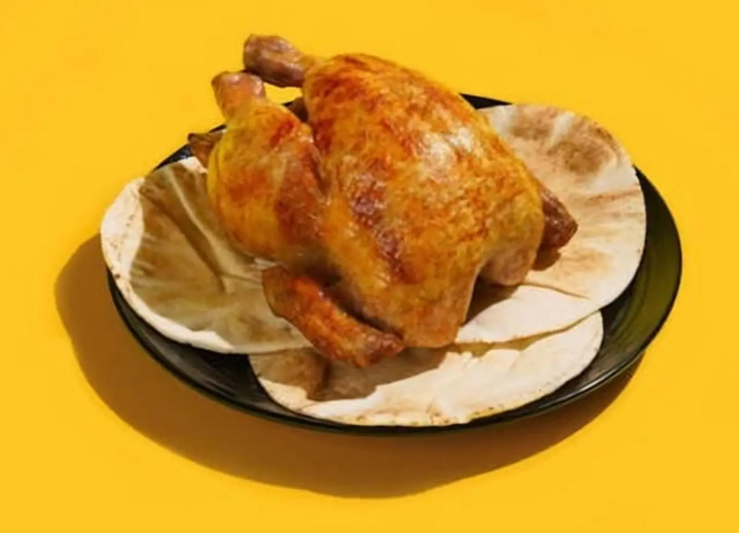 نص دجاج شواية بدون رز