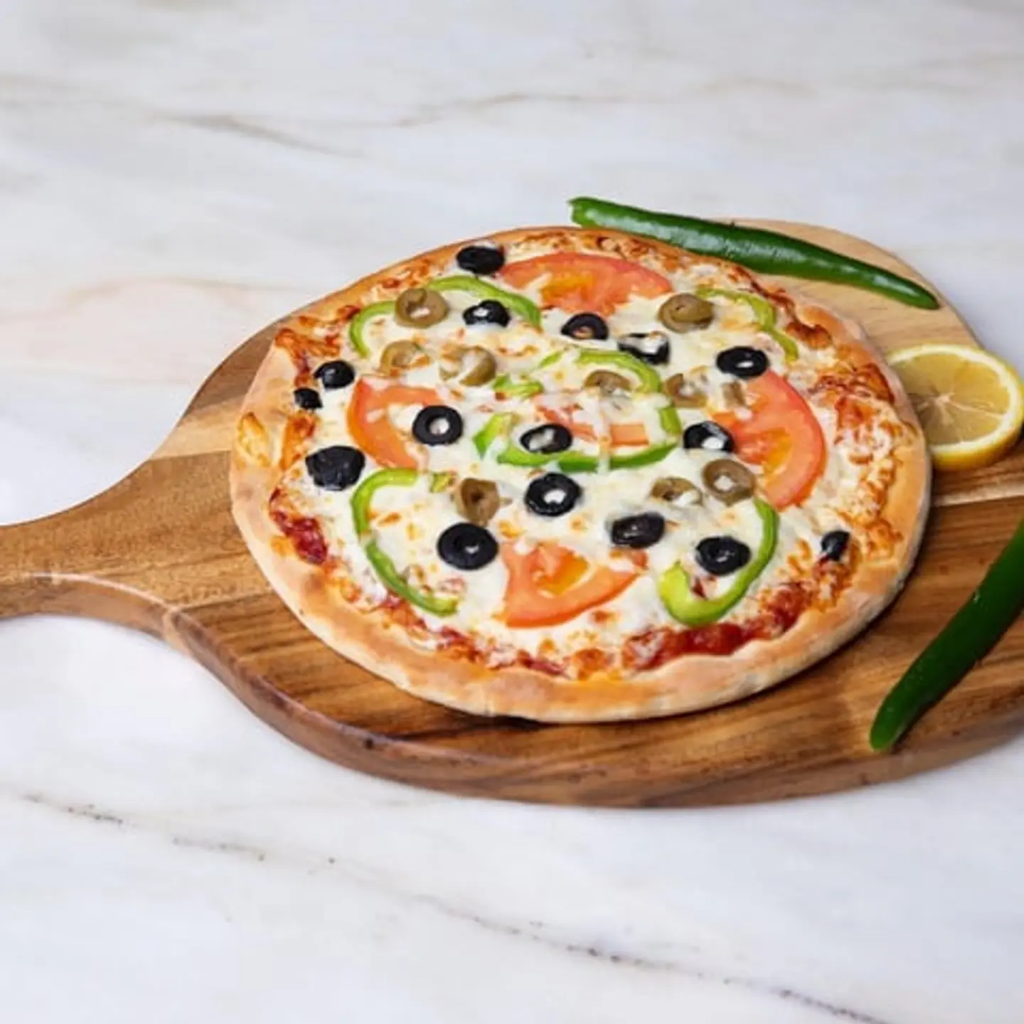 بيتزا خضار صغير