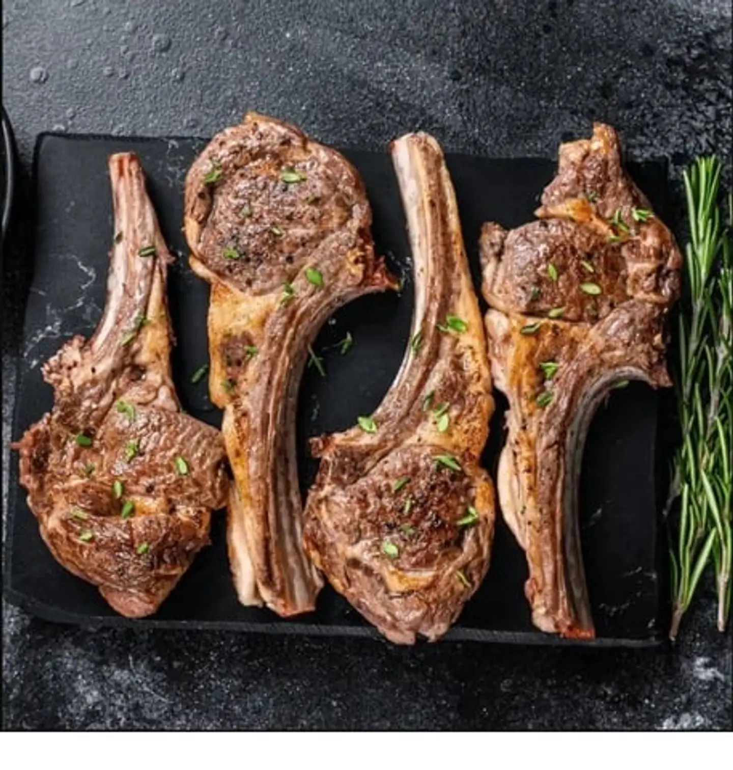 ريش غنم مشوية عالفحم