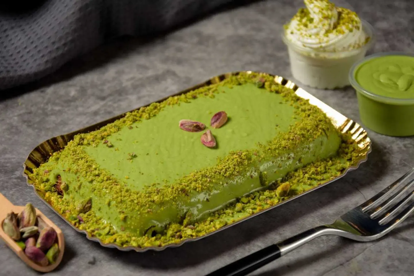 Rectangular Kunafa Pastashio