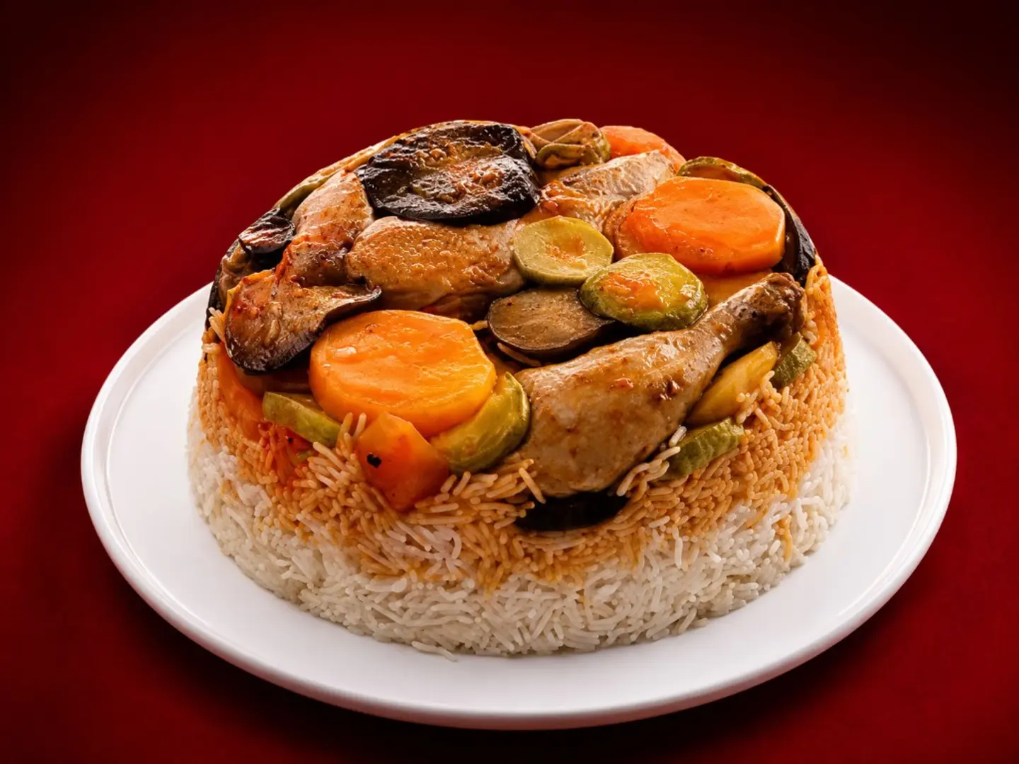 Half Maqloba Chicken