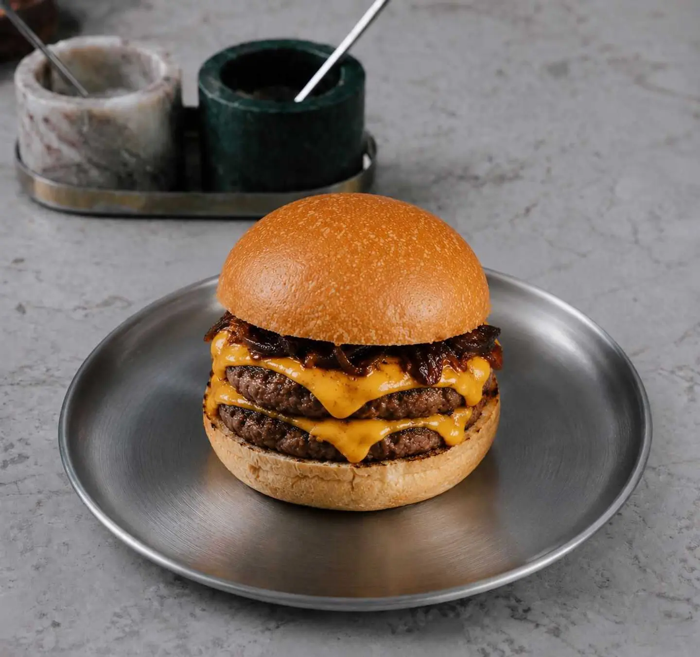 Double Aus Jus Burger