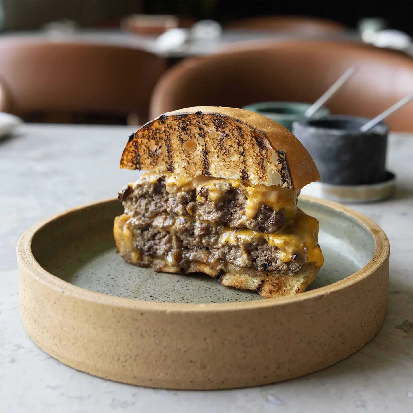 Double Patty & Cheese Marble Burger