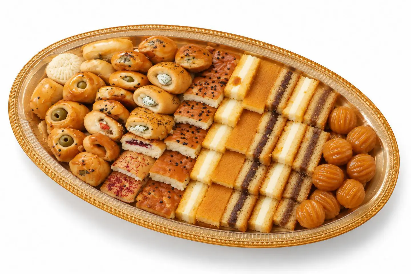 حلى وفطائر وسط