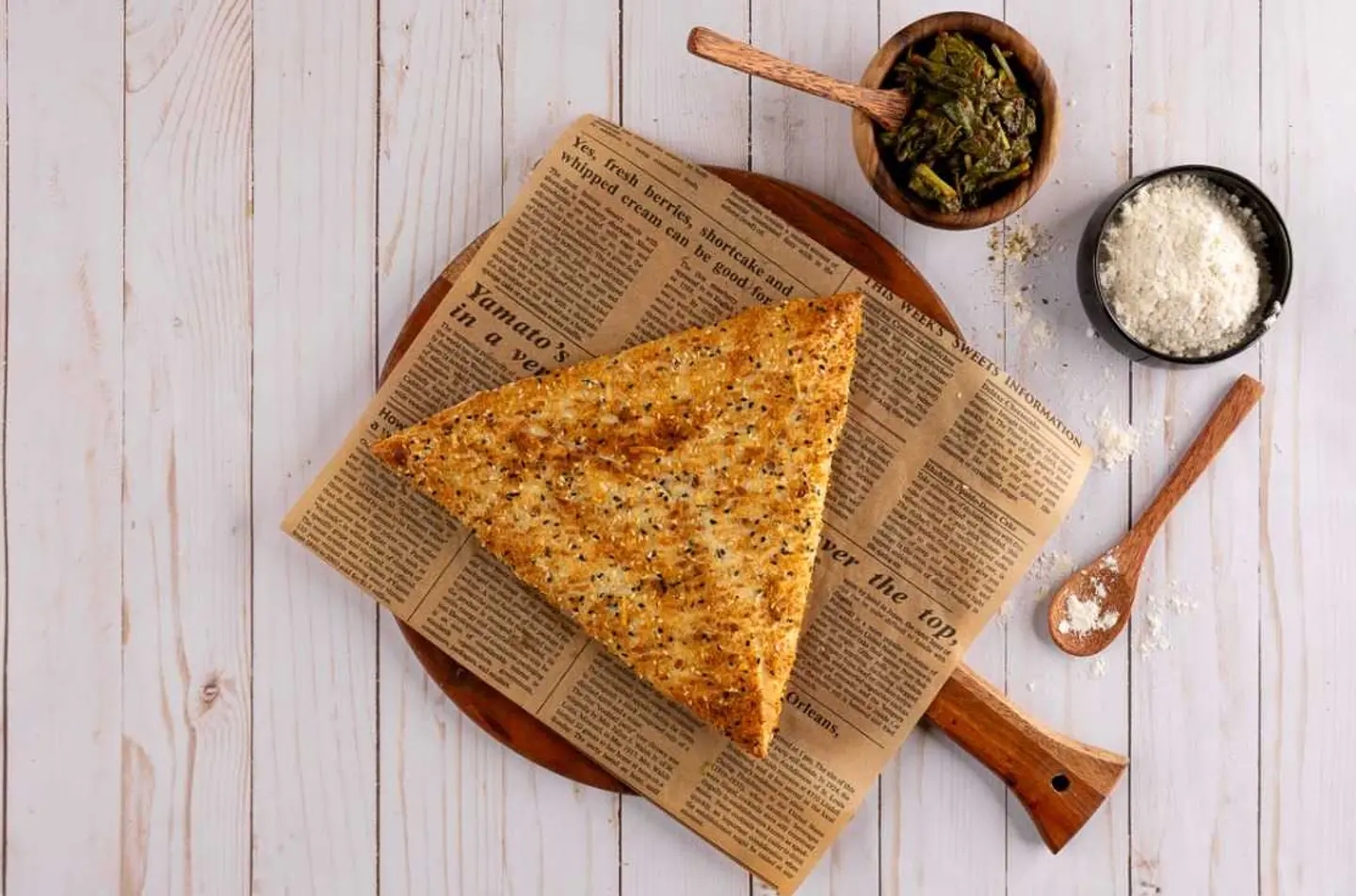 Spinach Manakeesh