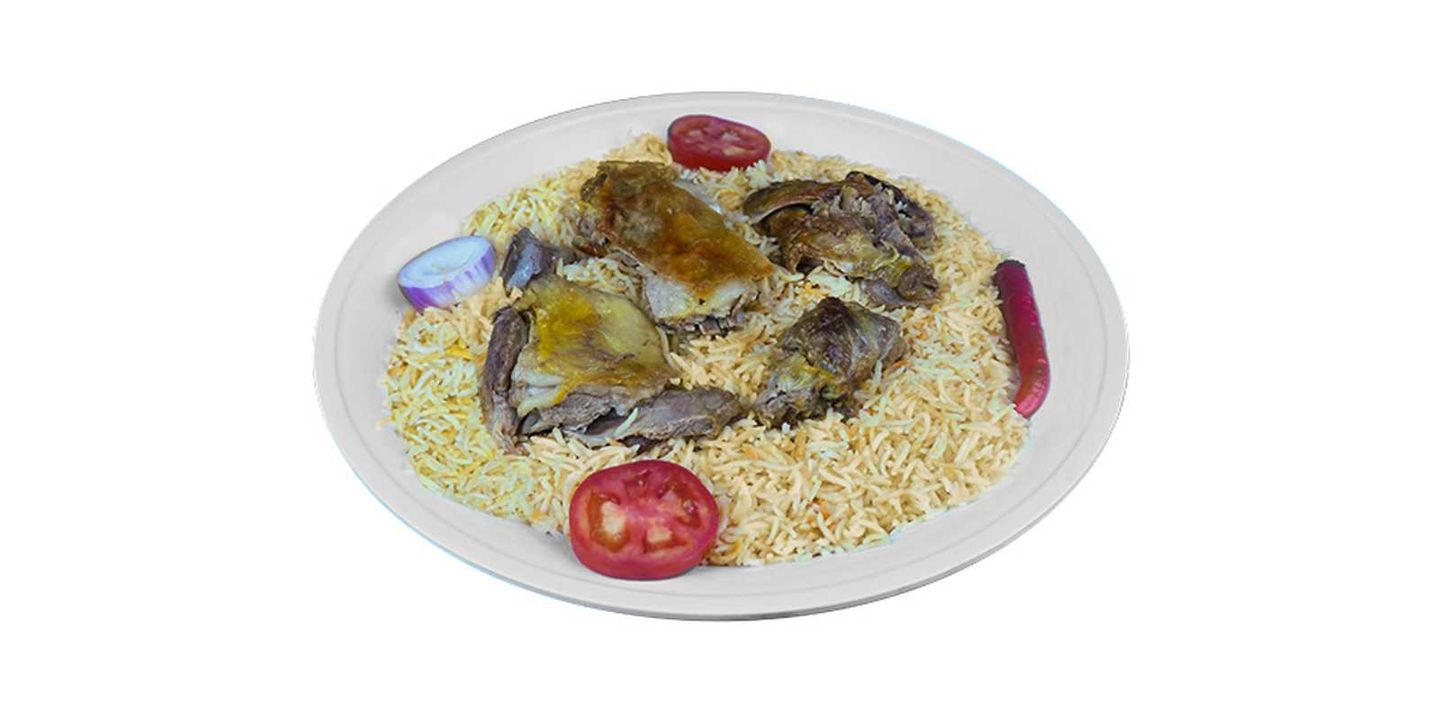 حنيذ لحم بالمرخ