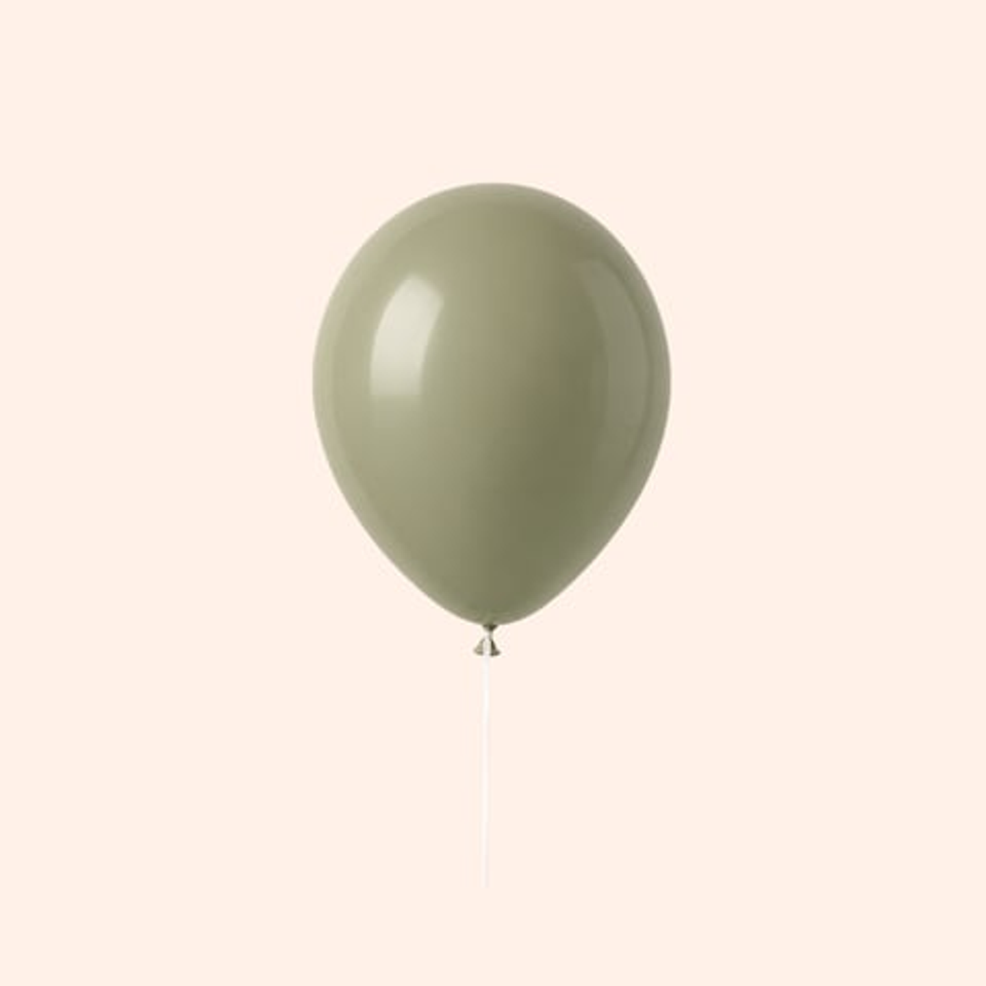 Olive Green Helium Balloon