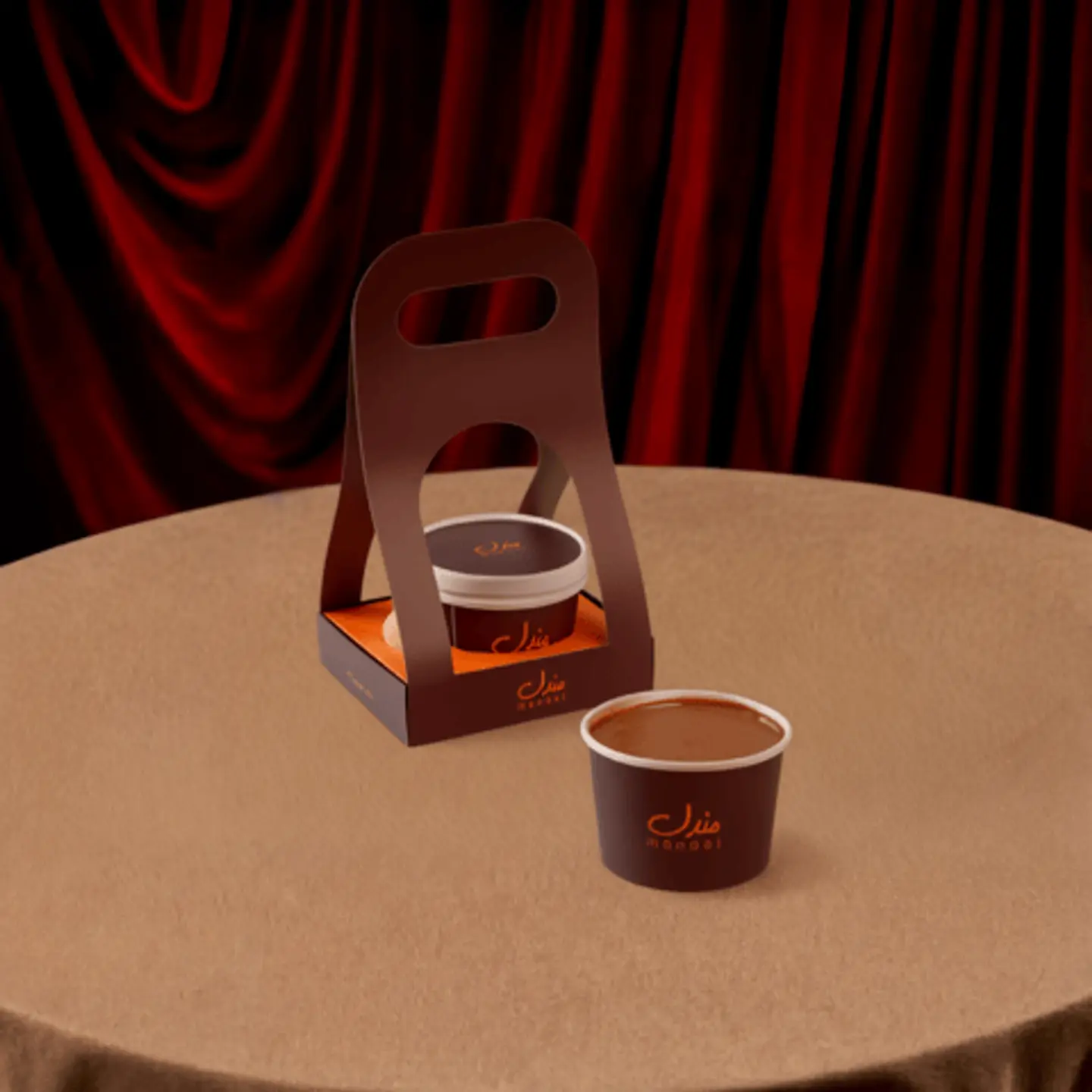 كوب بودينق الحليب المحموس