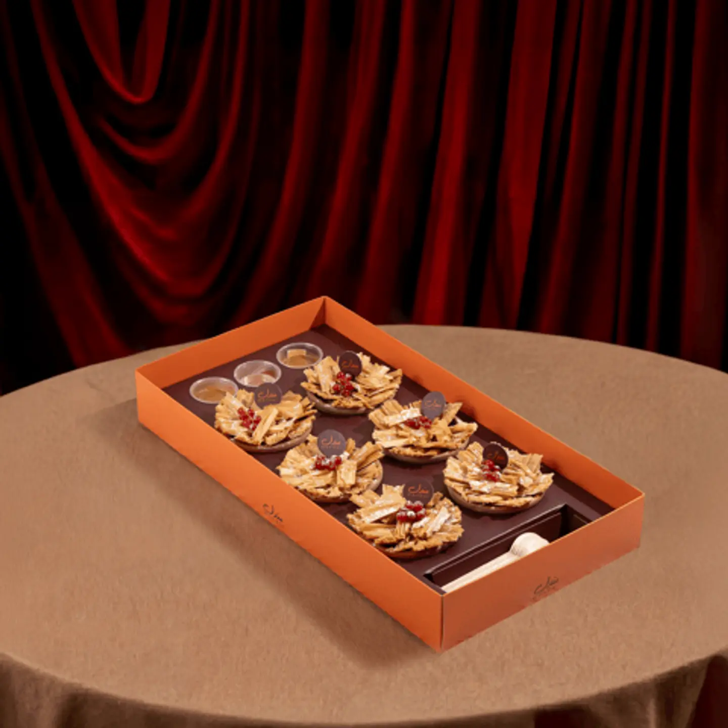 Cream Baklawa Mini 6 Potteries