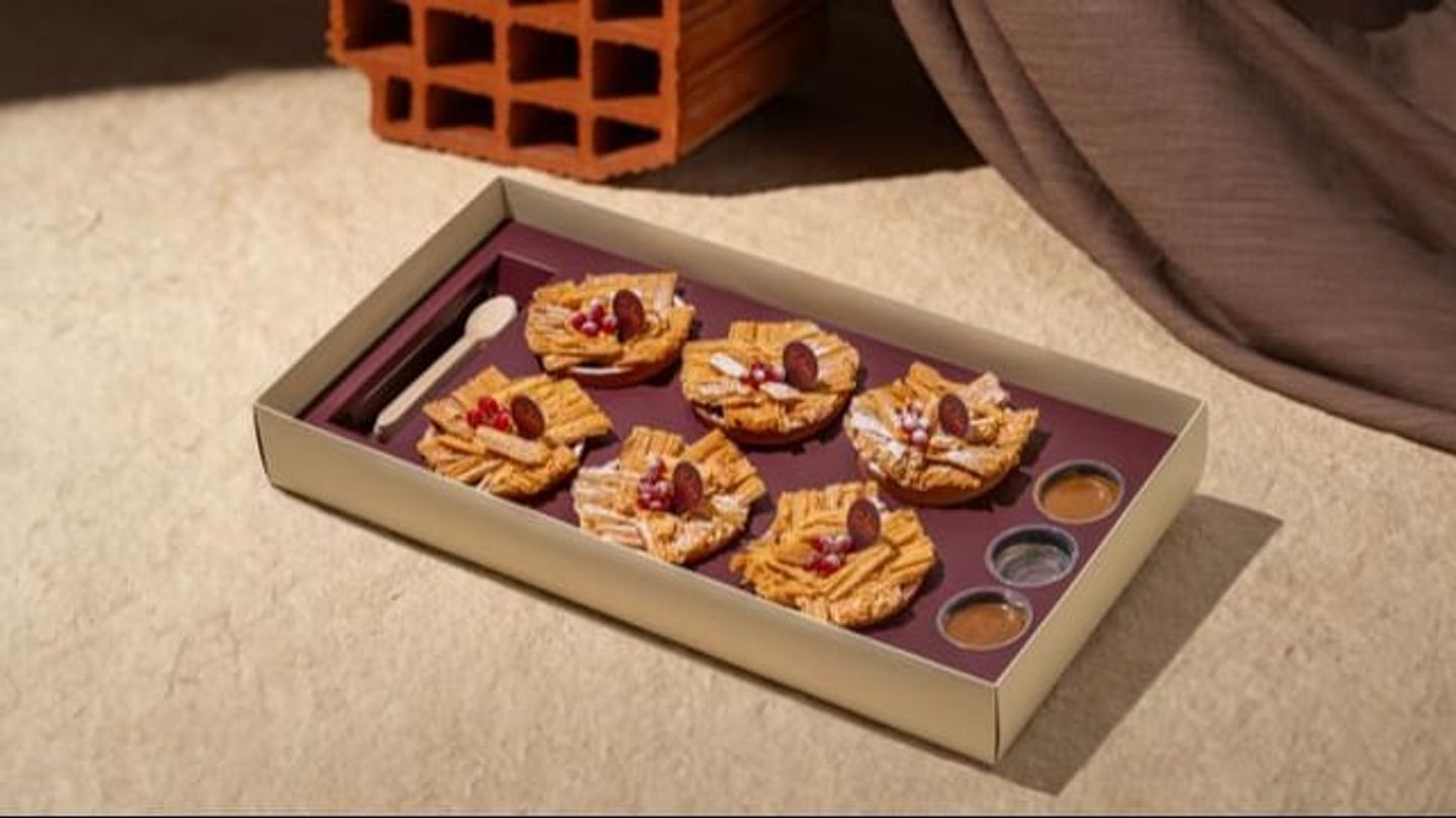 Cream Baklawa Mini 6 Potteries