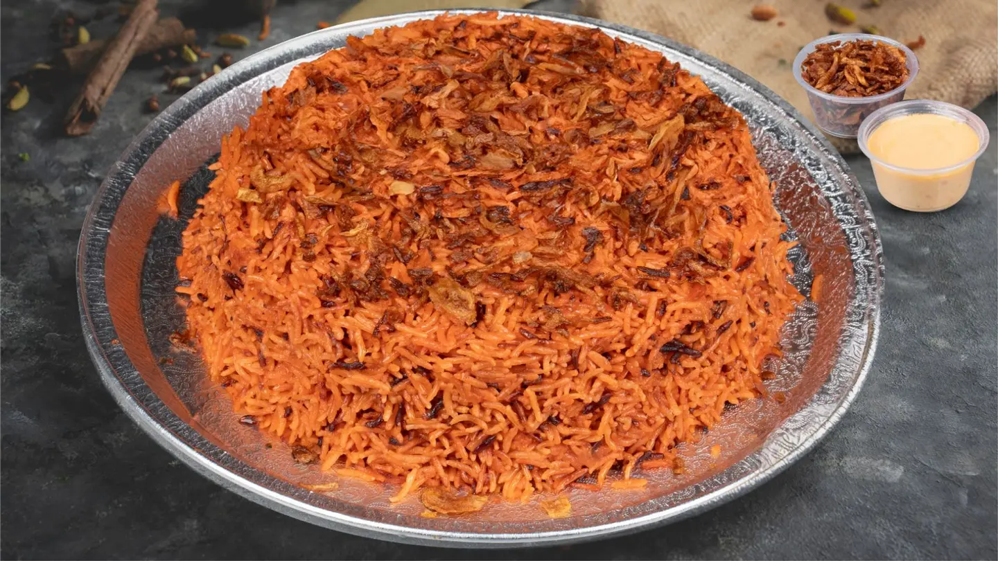 الكبسة المدخنة رز