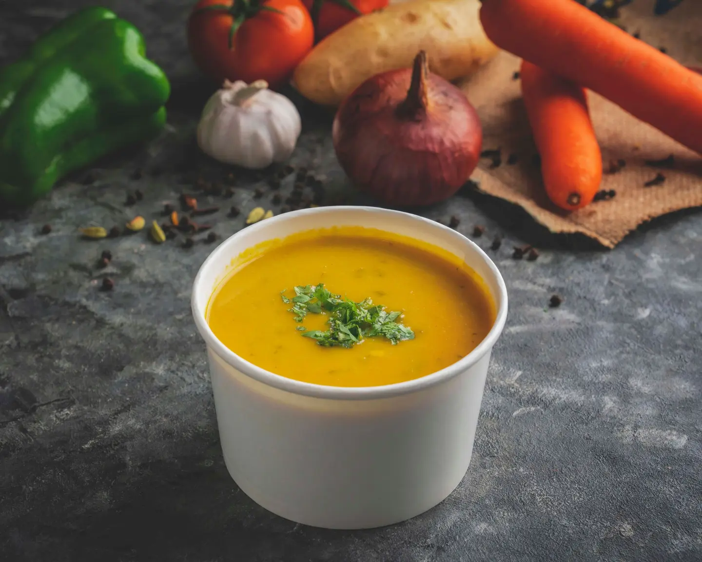 شوربة مقلوبة المميزة