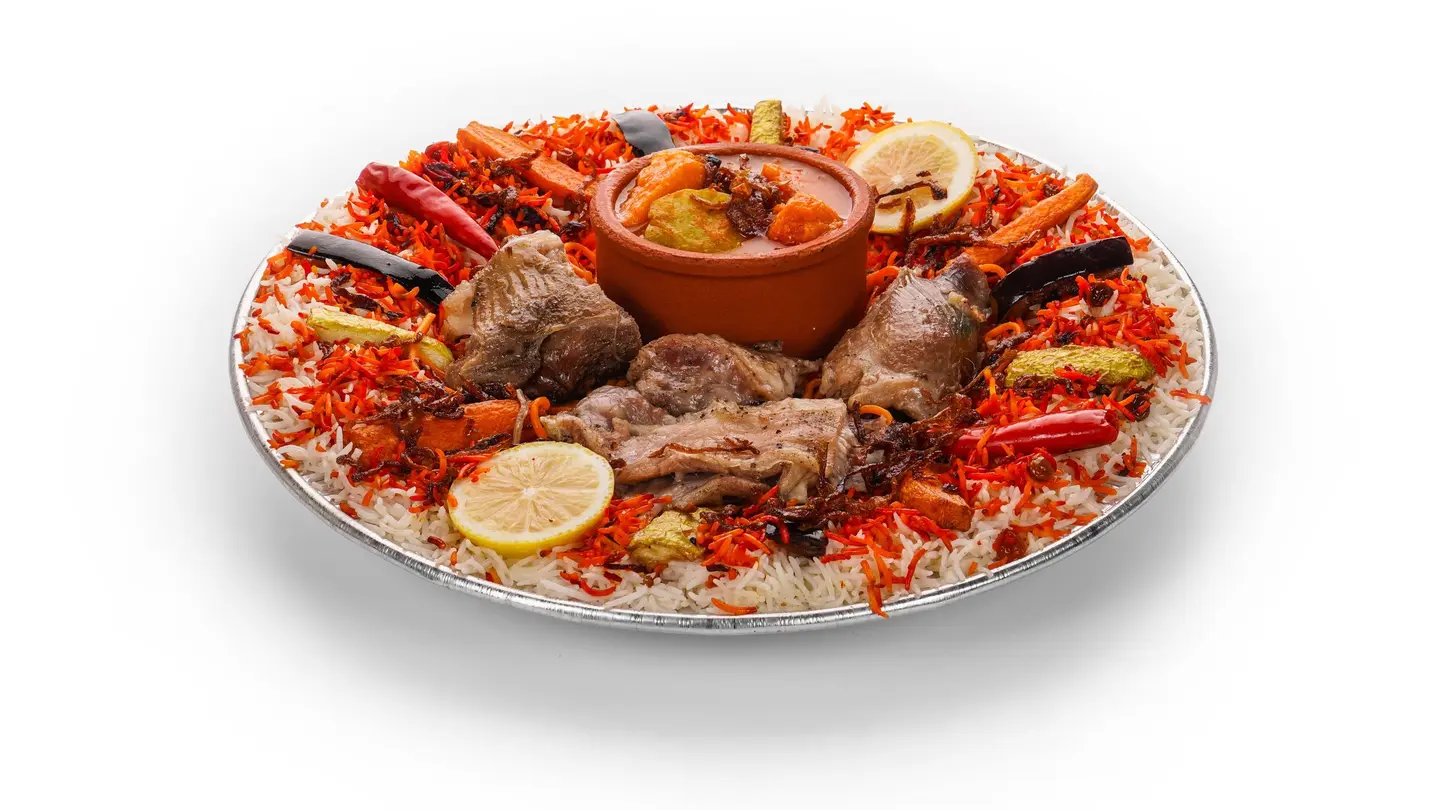 وسط (1 نفر لحم مرخ)