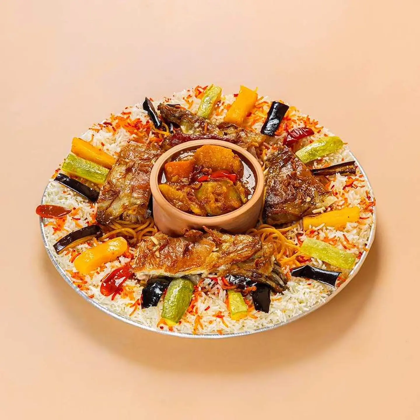 A Generous Spread Of Local Markh Cooked Meat (Raahi)