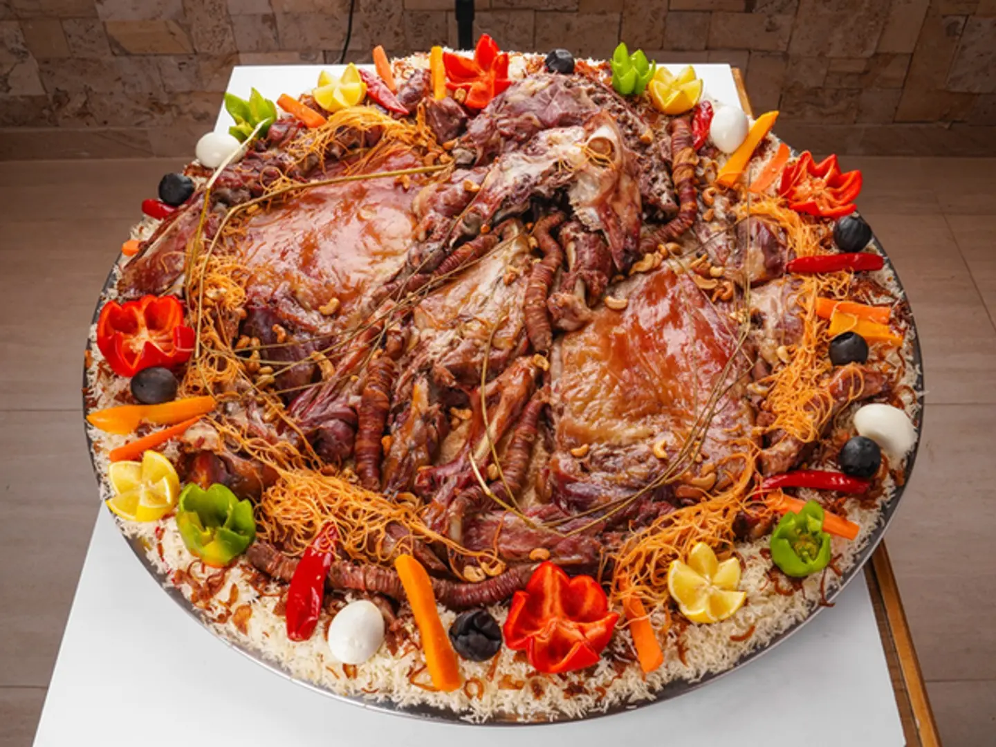 تيس مع رز مشكل