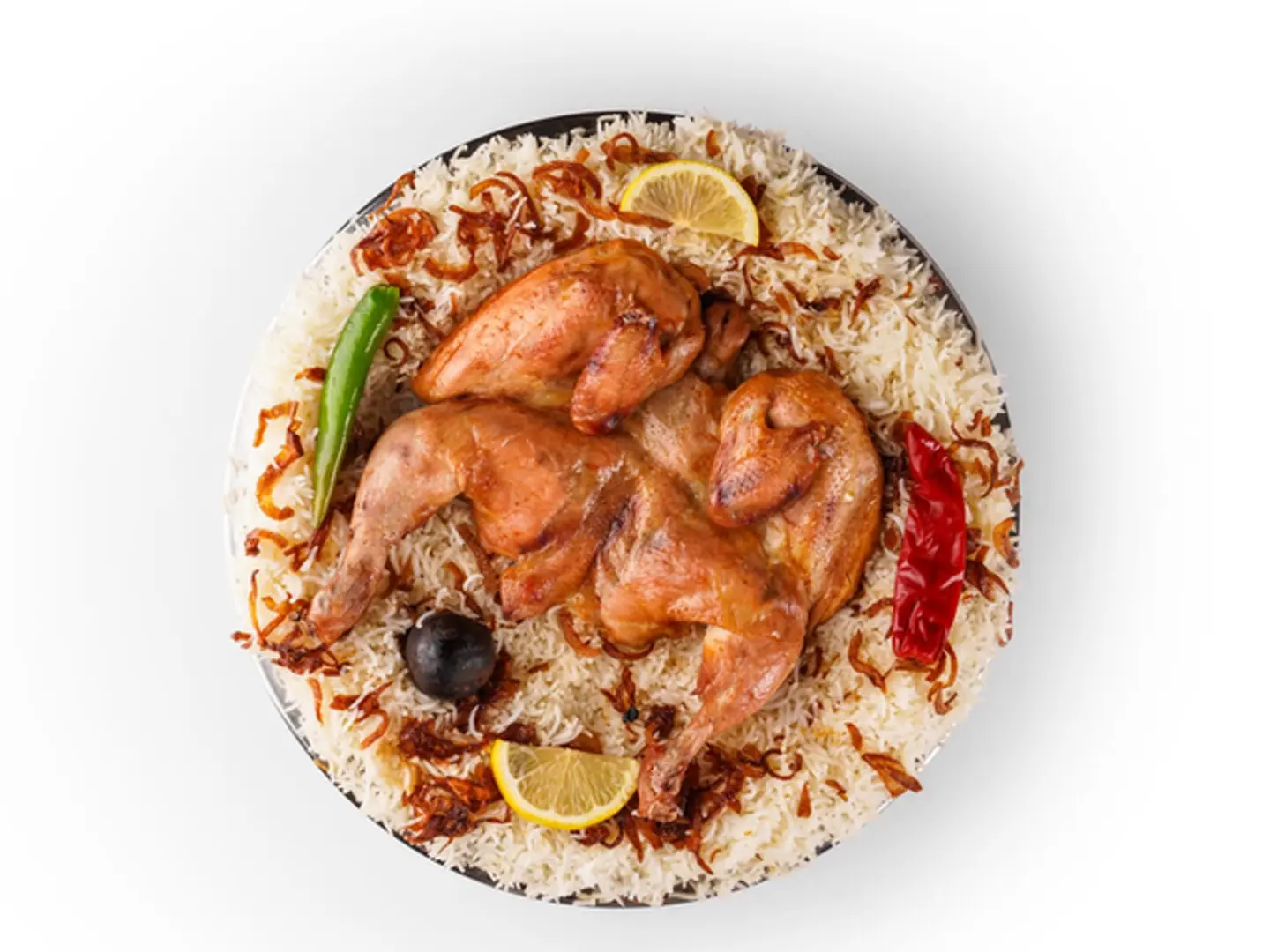 Chicken Haneeth With Haneeth Rice
