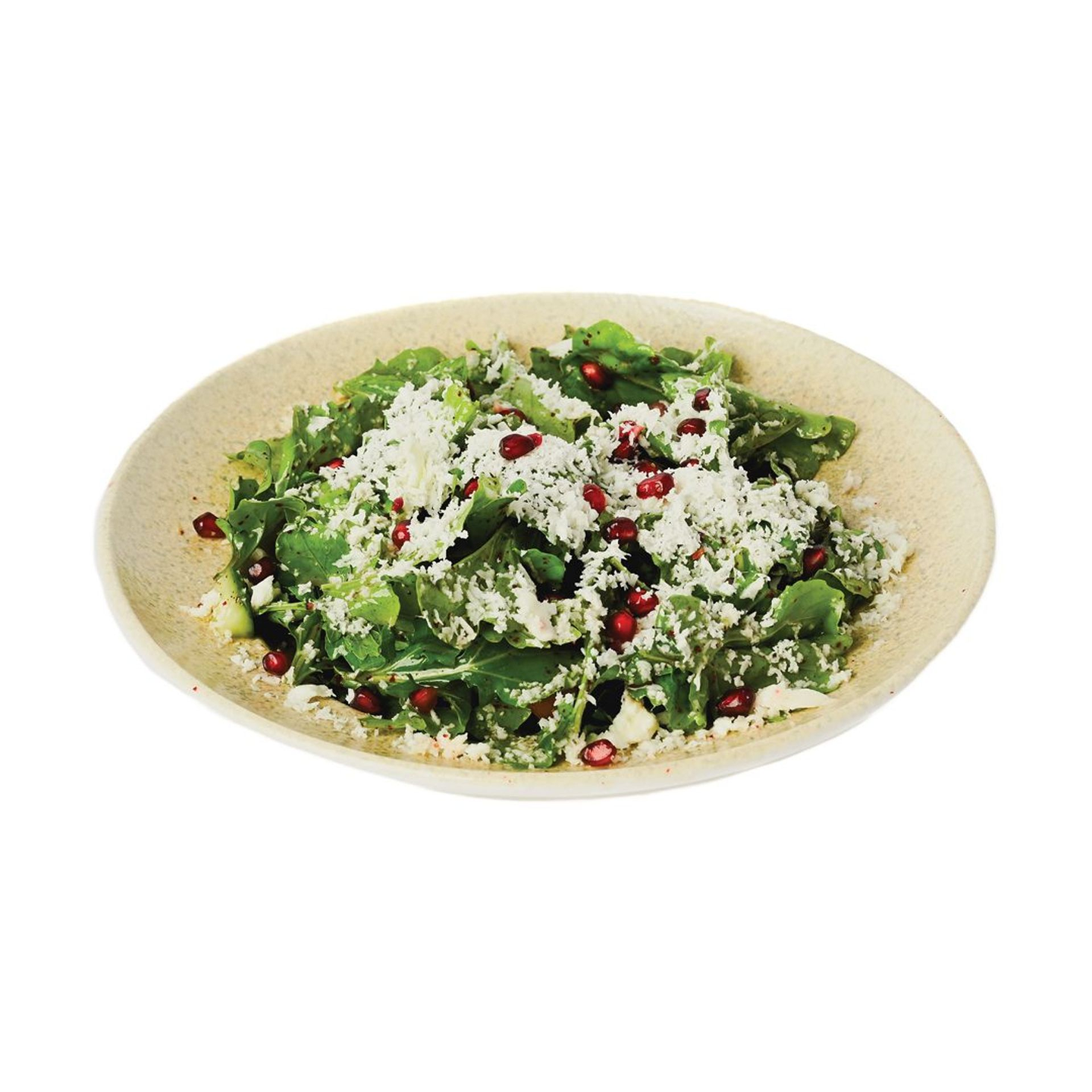 سلطة الجرجير مع جبنة حلوم