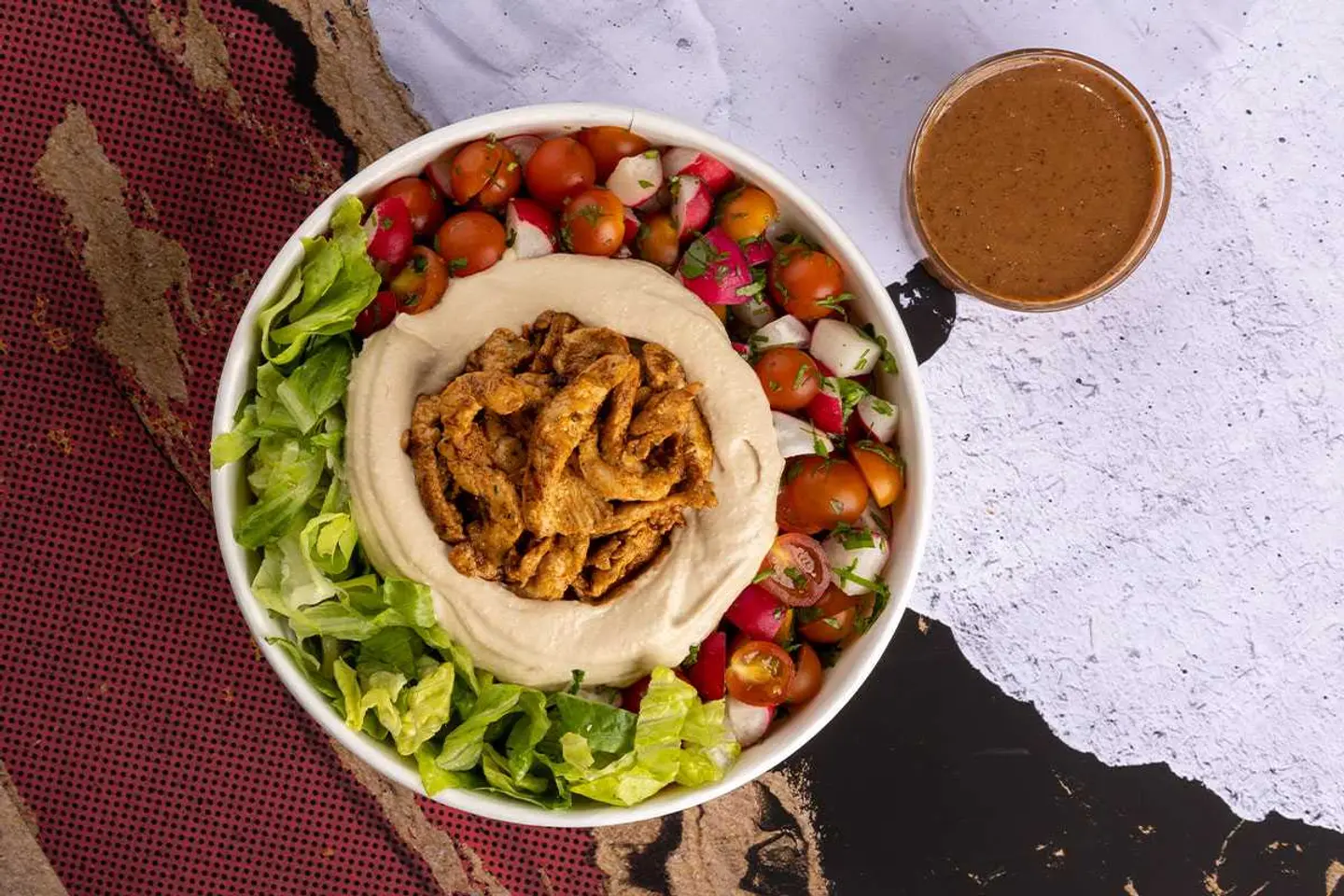 Chicken Shawarma & Hummus Bowl