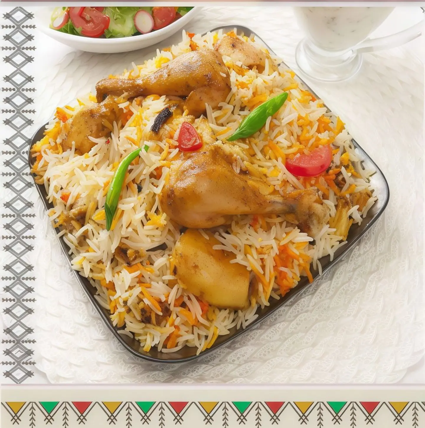 Half Chicken Biryani