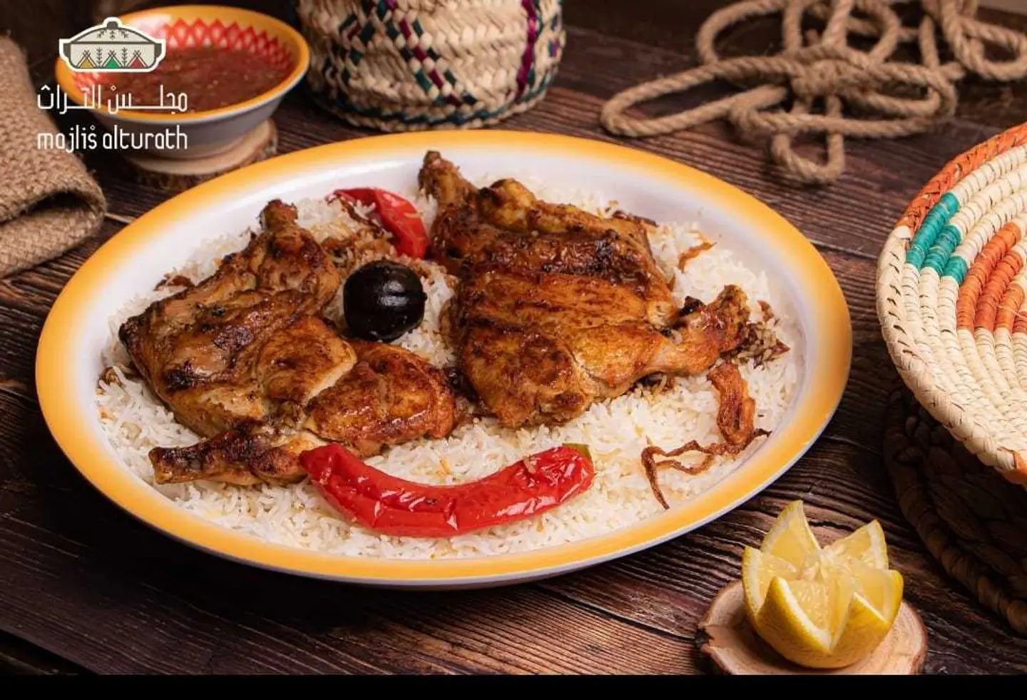 نصف دجاج مظبي
