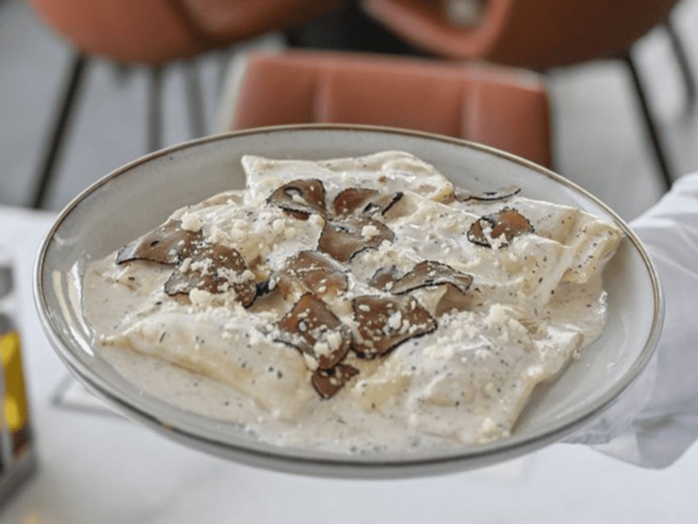 Ravioli Porcini E Tartufo