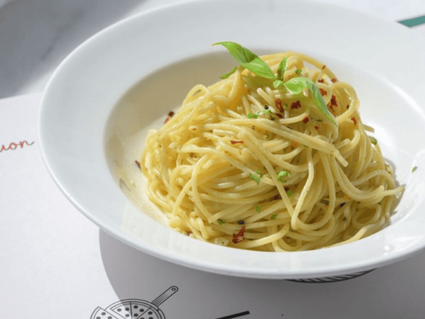 Spaghetti Aglio E Olio Spicy