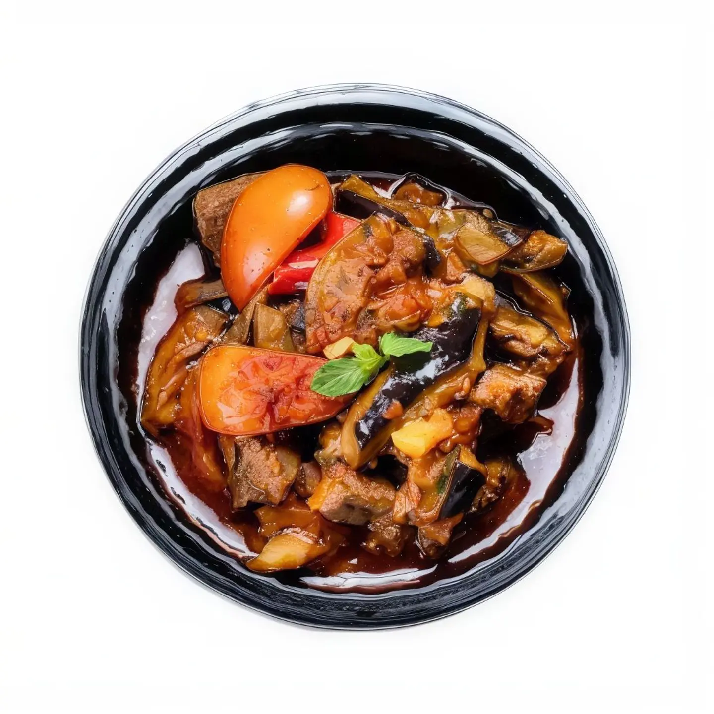 فخارة لحم و باذنجان