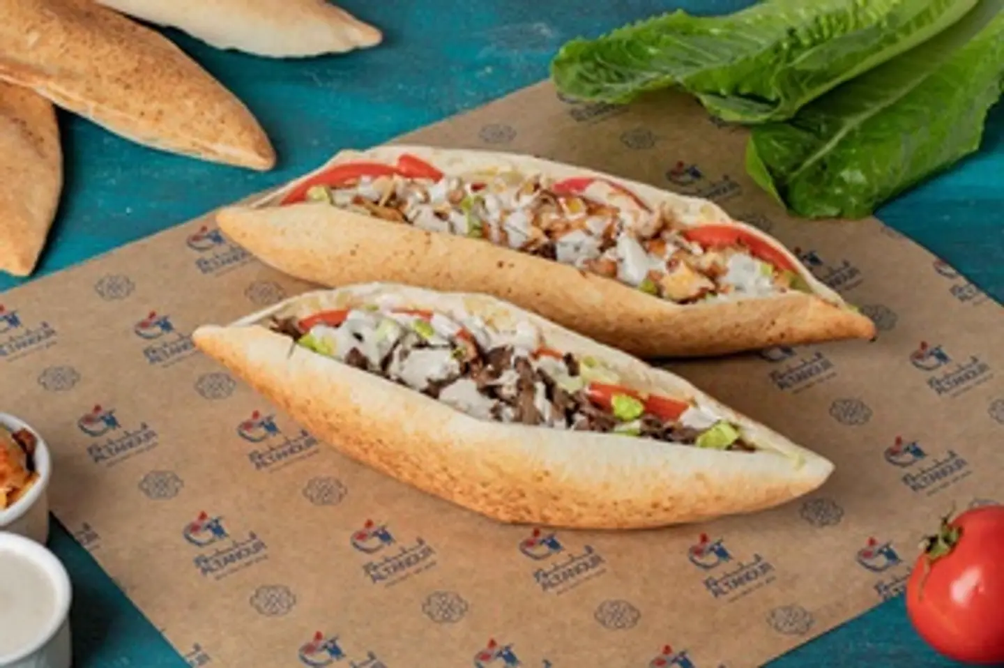 Shawarma With Iraqi Bread - Chicken