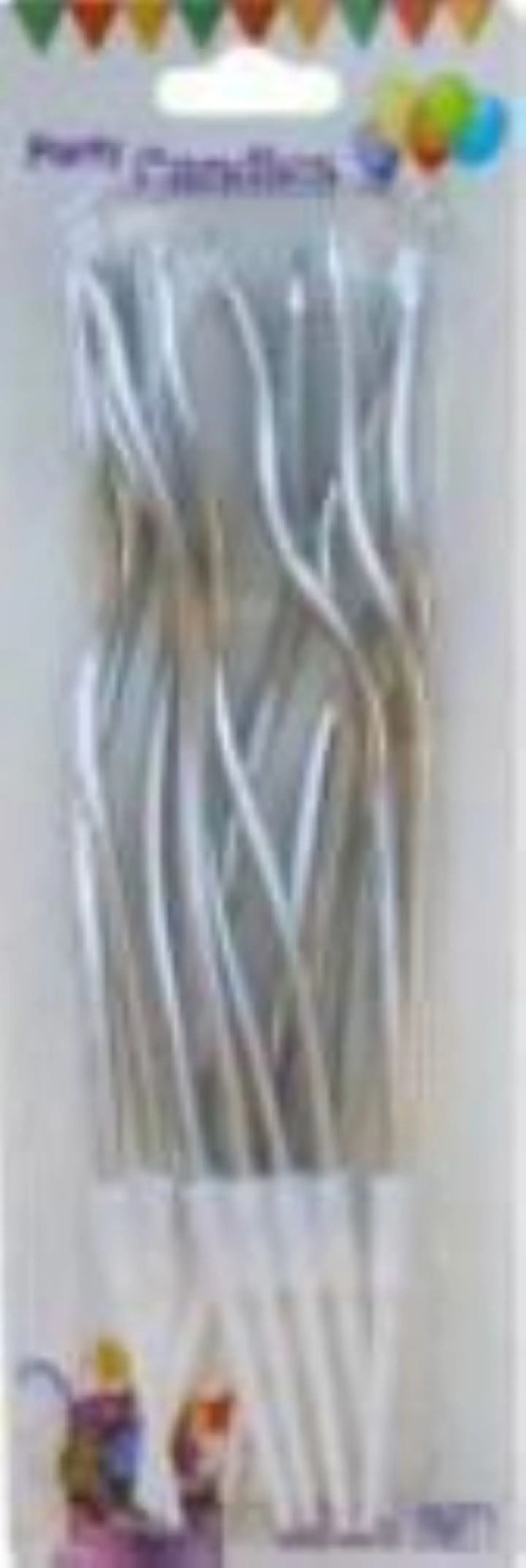 شمعة لولبية فضية