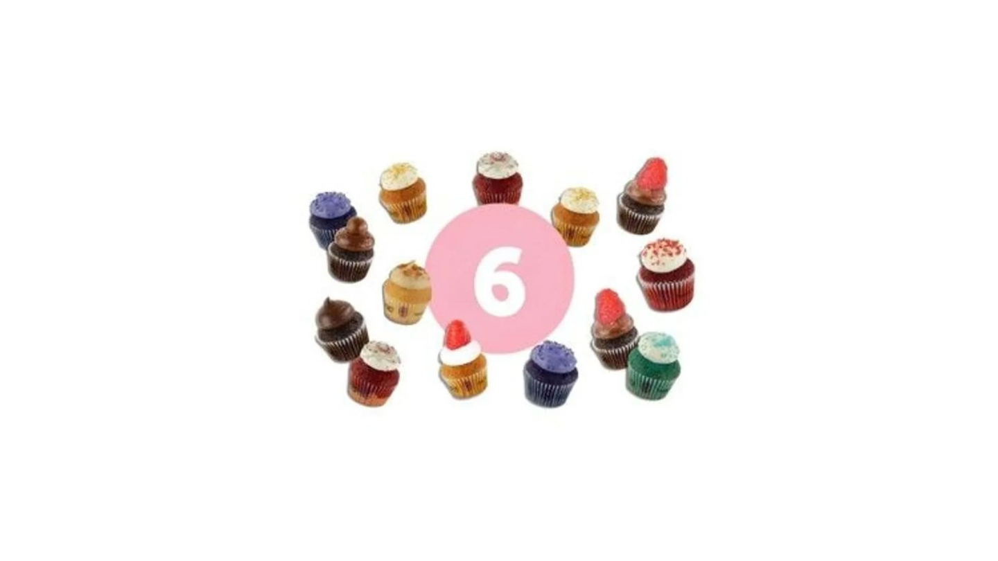 Box Of 6 Mini Cupcakes