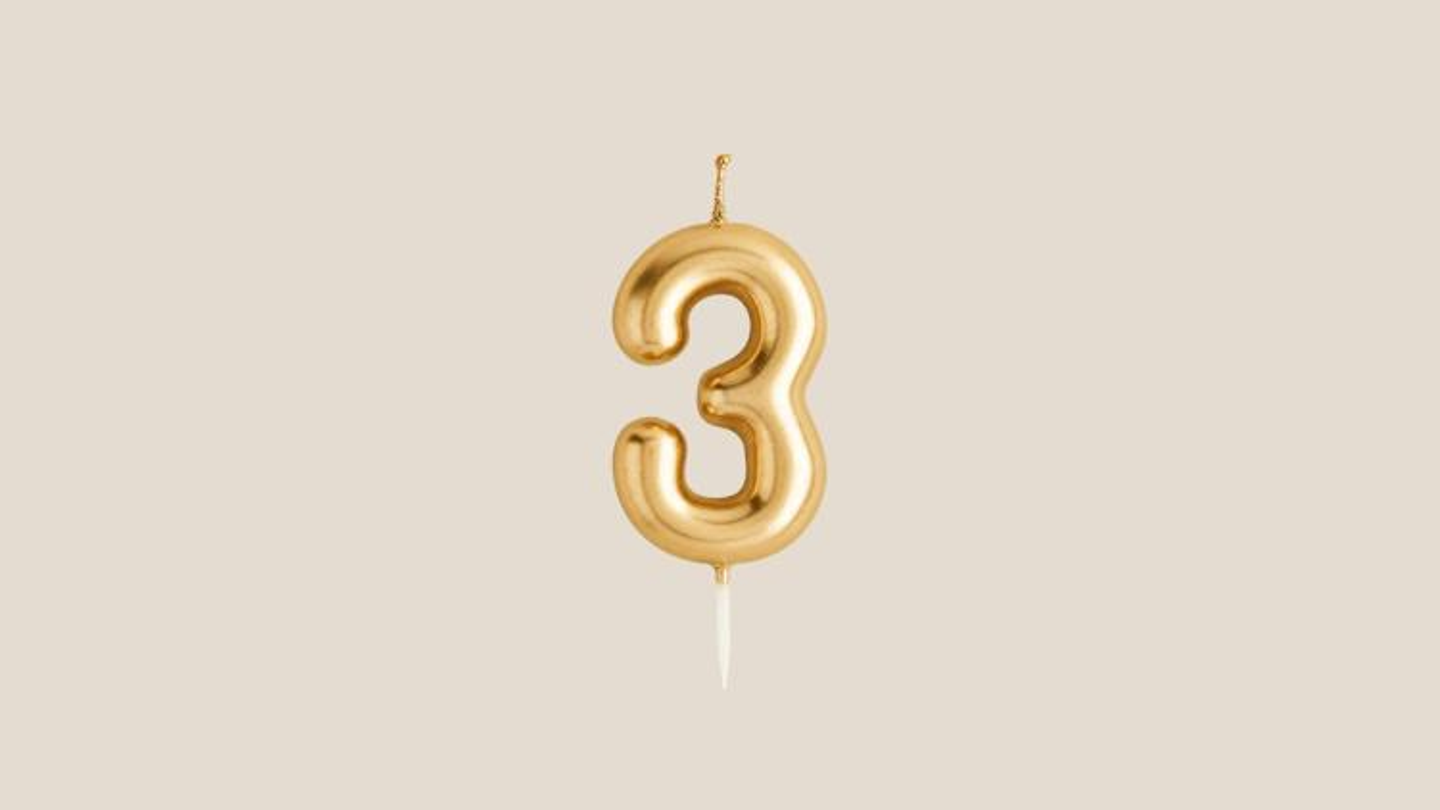 Number 3 Gold