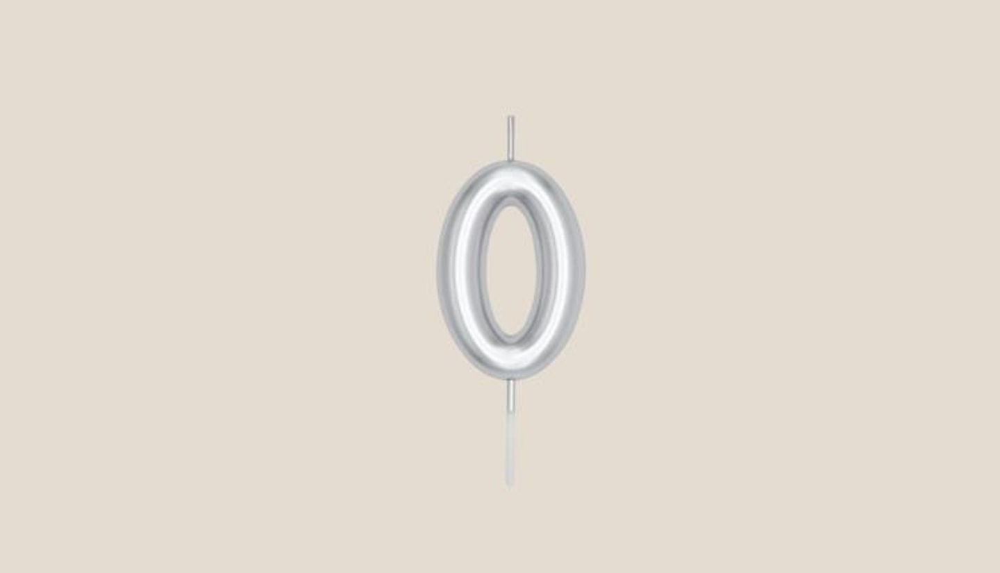 Number 0 Silver