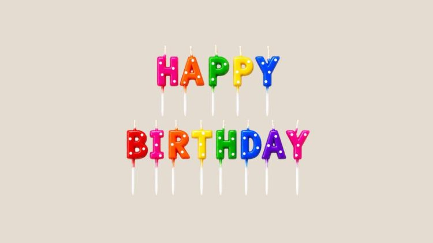 Hbd Color Letters