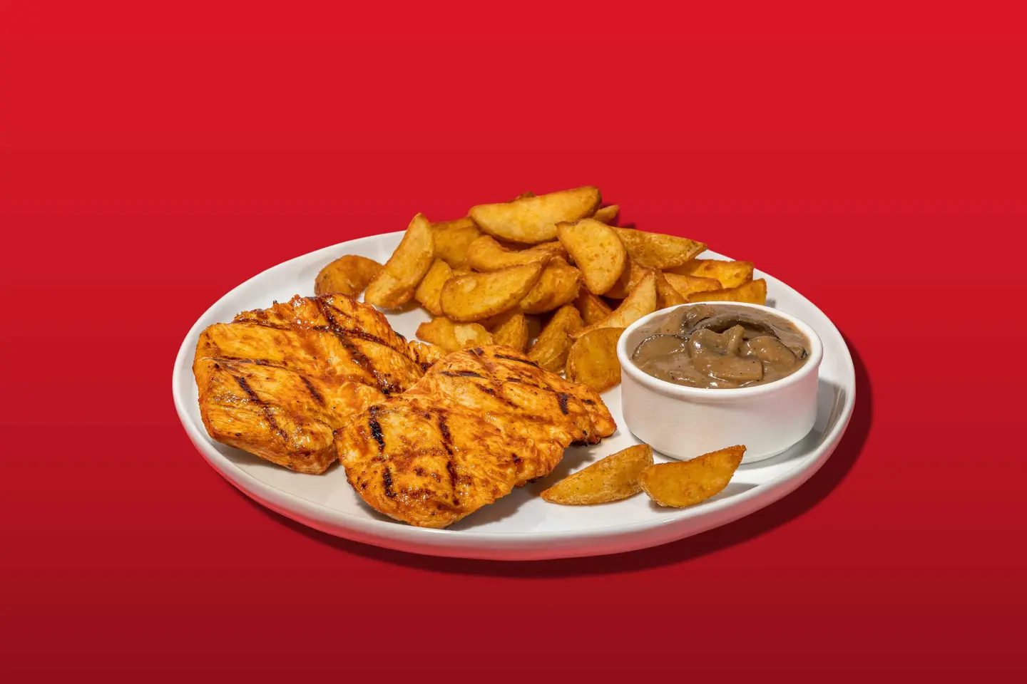 Mushroom Chicken Platter
