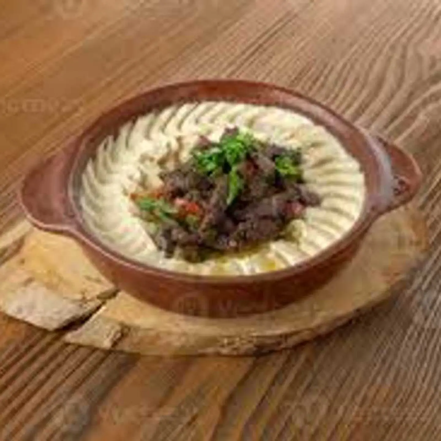 Liver With Hummus
