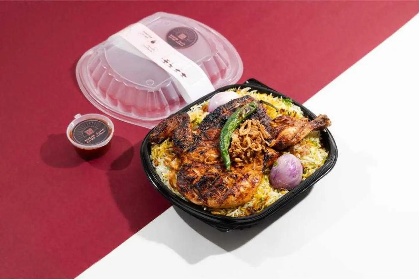 Half Charcoal Chicken & Rice